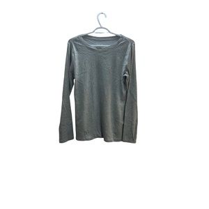 Time & Tru Grey long sleeve top NWT sz M